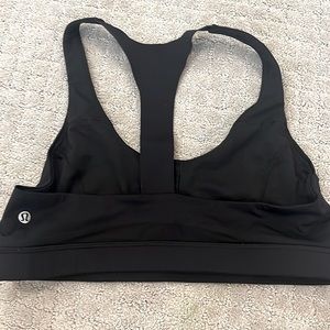 Like new Lululemon sports bra black